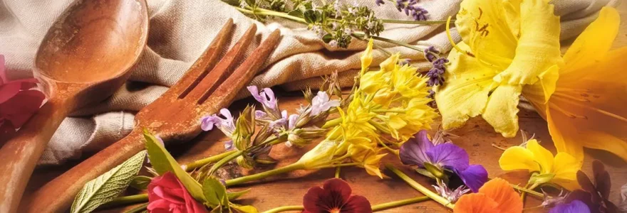 Fleurs comestibles
